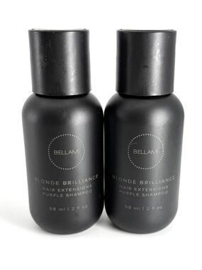 Bellami Blonde Brilliance Purple Shampoo & Conditioner Travel Set 2 oz Each